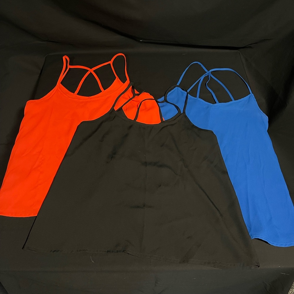 Abercrombie Relaxed Fit Dressy Tops with Crossing Back Straps